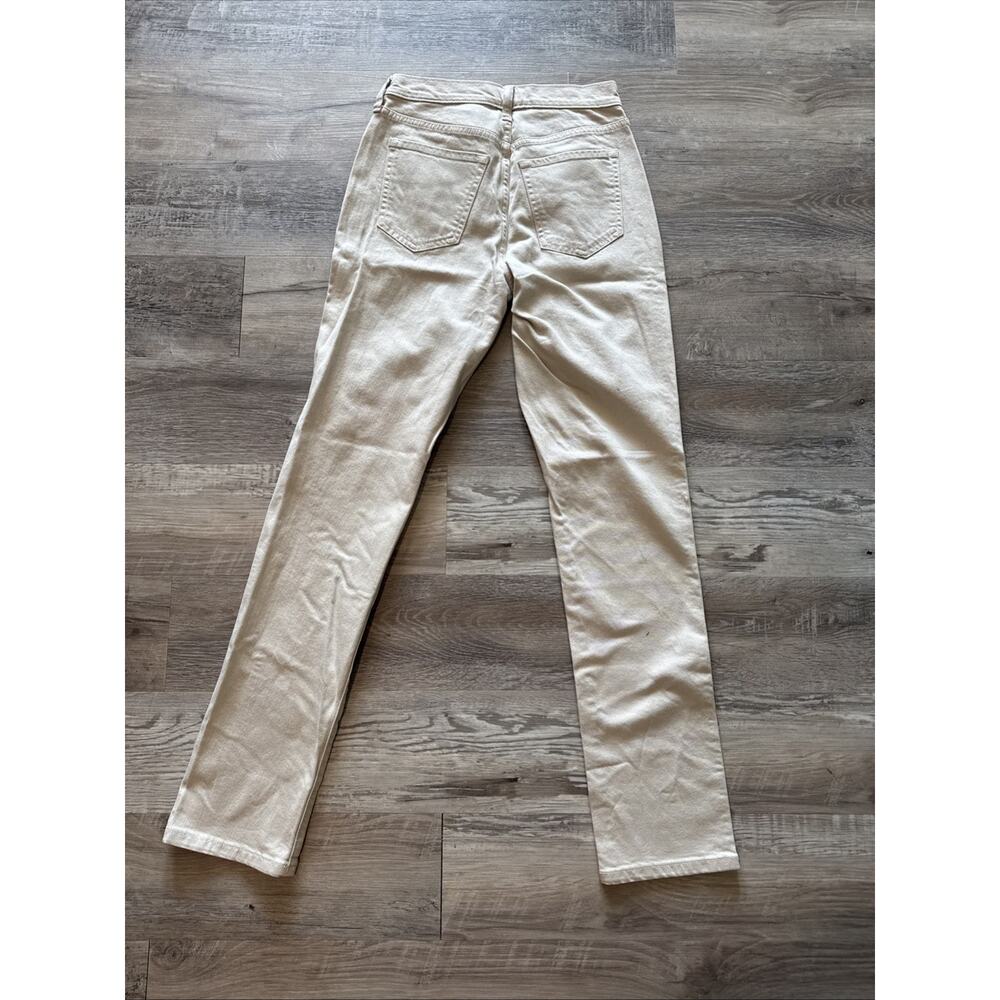 Banana Republic Factory Women 24/00 TALL Beige High Rise Straight Chino - Picture 8 of 9